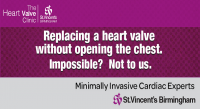Replacing the heart valve without opening the chest. Impossible? Not to us.